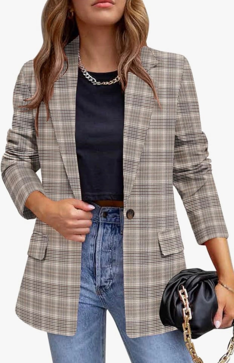 Womens casual blazer jacket